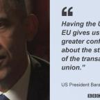 Brit EU-népszavazás – Obama a BBC-nek: Nagy-Britanniának az EU-ban kell maradnia